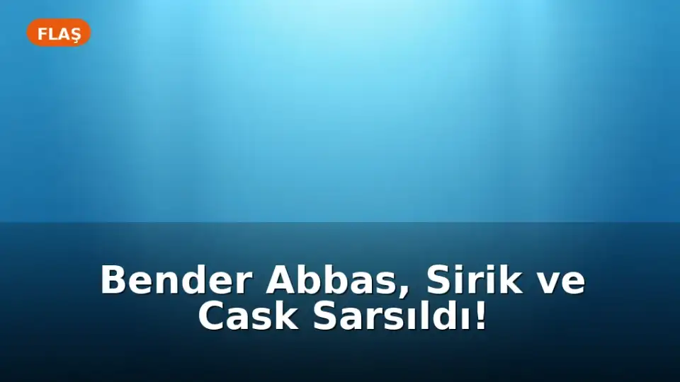 İran'da Şok Eden Patlamalar