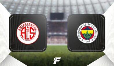 Antalyaspor-Fenerbahçe maçı öncesi son dakika