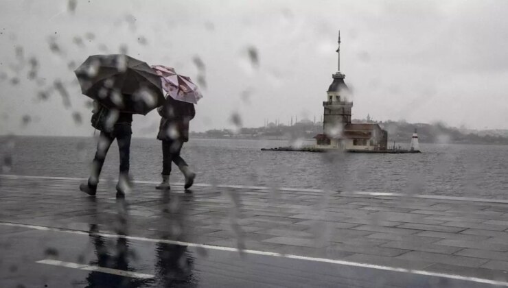 İstanbul’da gök gürültülü sağanak yağış bekleniyor