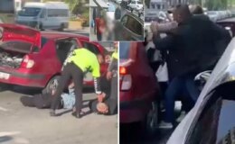 Eski eşini sokak ortasında öldüren şahıs kaçmaya çalışırken böyle yakalandı
